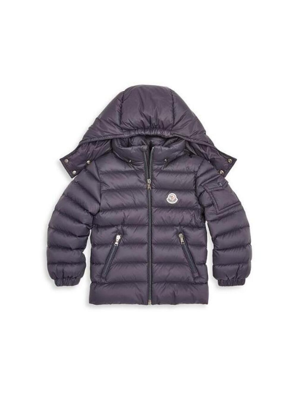 Moncler Girls' Jules Down Jacket - Baby, Little Kid puffer navy